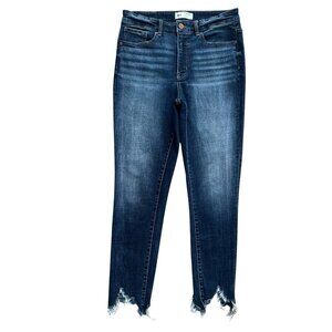 BKE Dark Blue Ankle Jeans